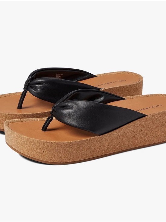 Lucky Brand Shoes - Lucky Brand Lellina Platform Thong Sandals Excellent Condition
